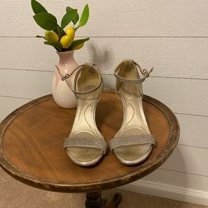 Silver Sparkle Heels